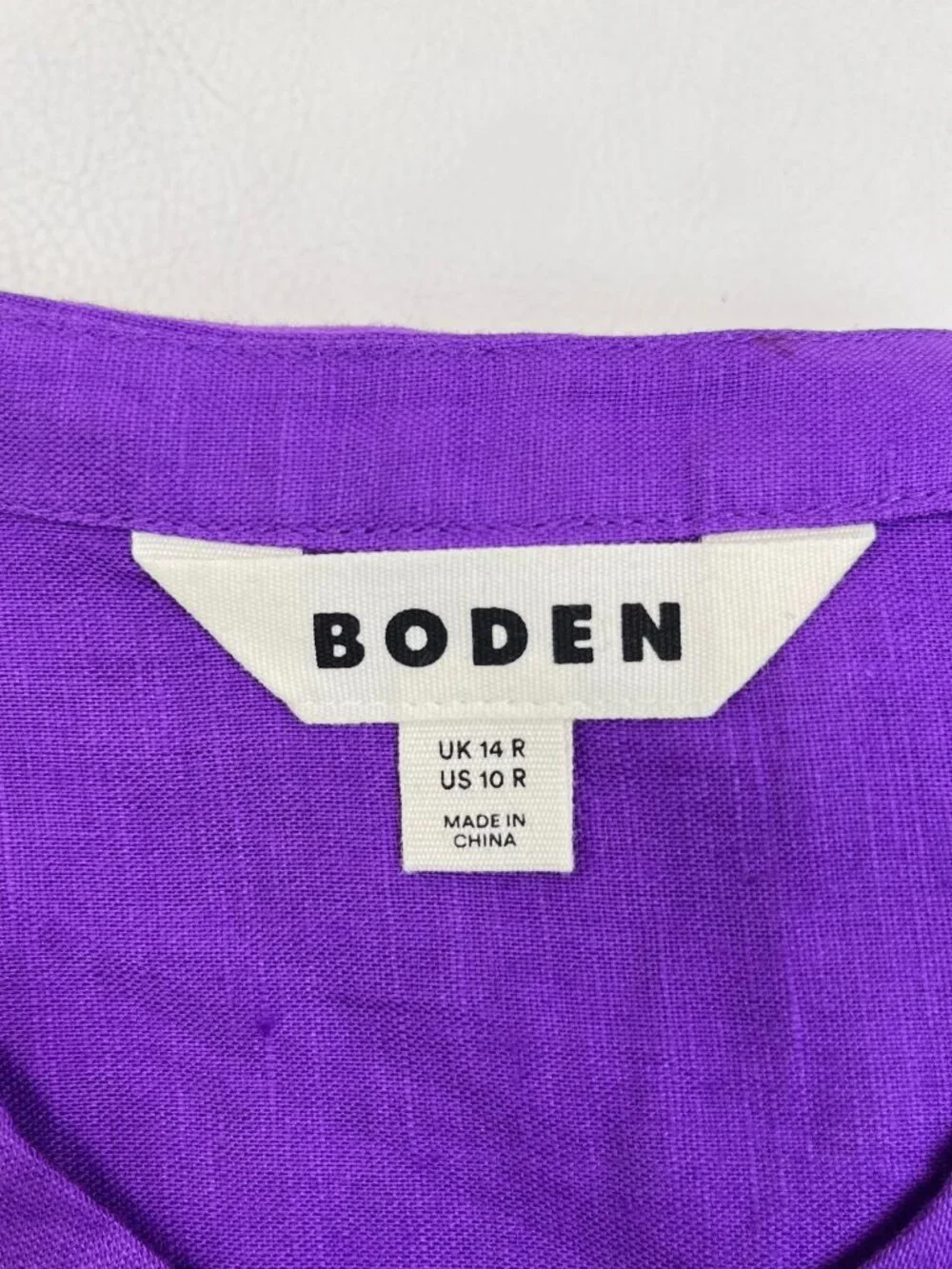 $398 NWOT Boden Mae Embroidered Linen Blend Long Sleeves Midi Dress Size 10 - Picture 13 of 16